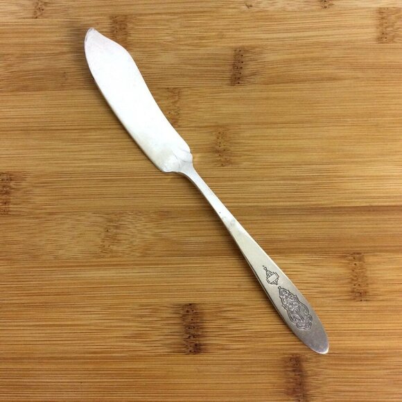Oneida Community Bird Of Paradise Silverplate Master Butter Knife - Picture 1 of 4